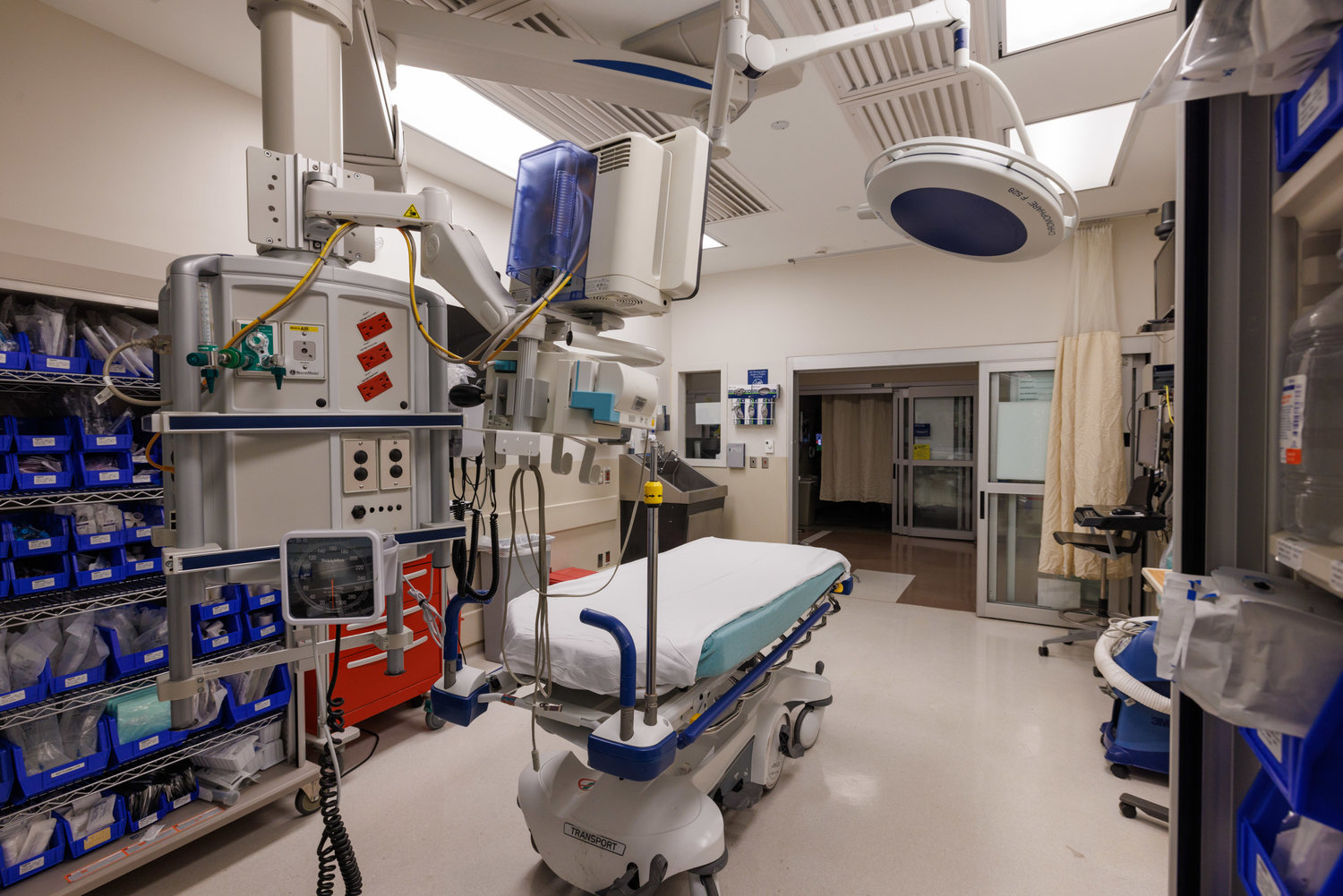 Trauma rooms in the University of Mississippi Medical Center Adult Emergency Department are equipped and staffed to treat the sickest of the sick.